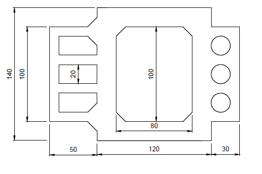 simple autocad drawings for practice