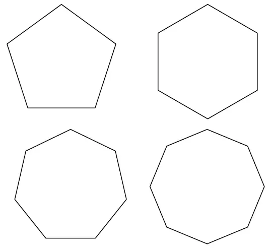 polygon in autocad
