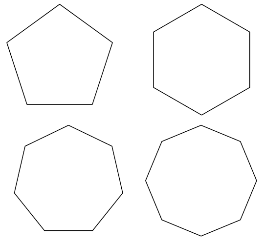 polygon in autocad