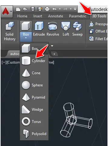 3d tekenen autocad 2012