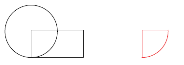 intersection image autocad