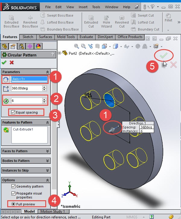 Using Sketch-Driven Patterns in SOLIDWORKS - TriMech