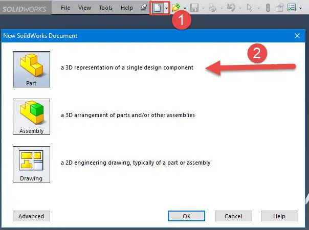 starting windows in solidworks