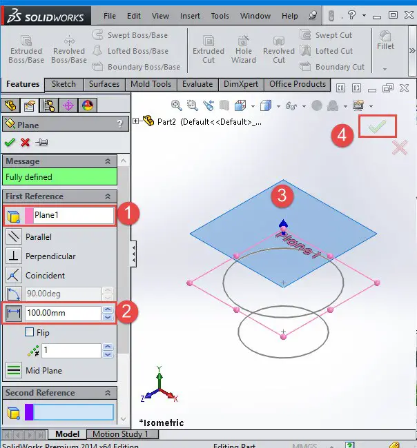 solidworks multiplane