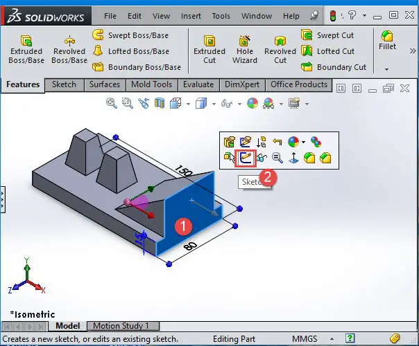 solidworks sweep tutorial