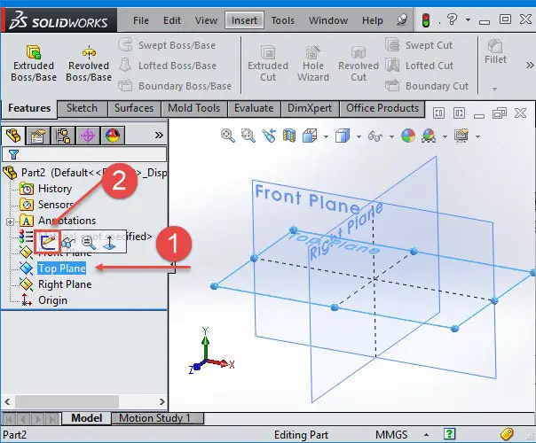 solidworks sweep tutorial
