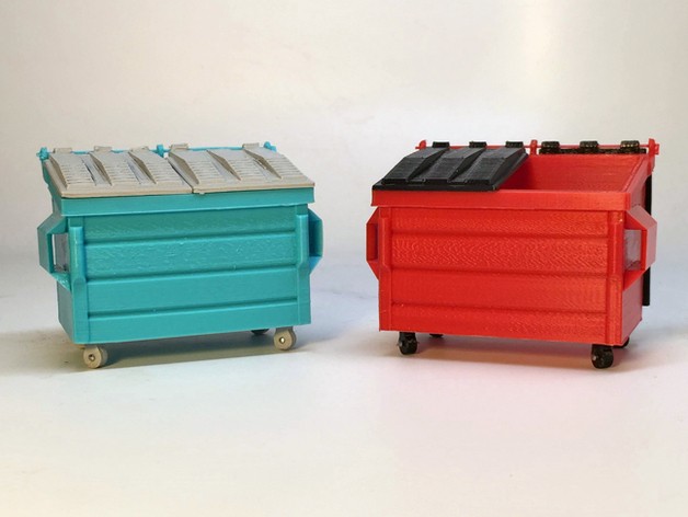 3d printed dumpster toys