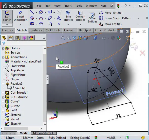 solidwork sketch