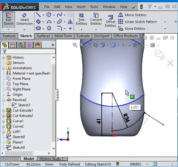 solidworks line guide