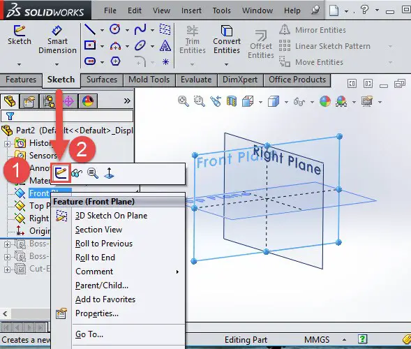 SOLIDWORKS Tips How to Create Planes in SOLIDWORKS