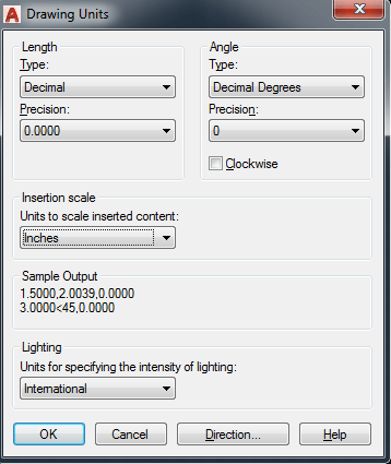 change units in autocad for mac