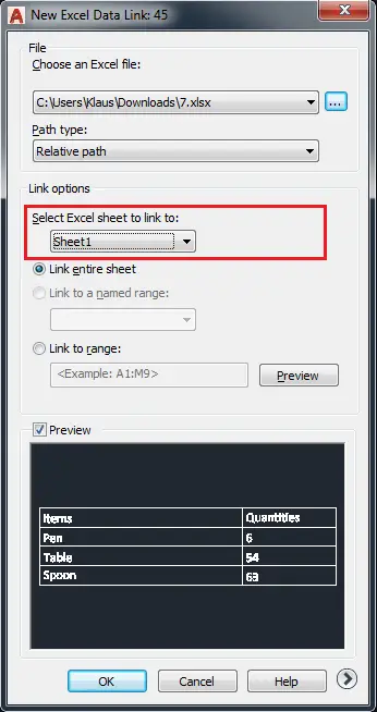 How to Insert Excel Data Into AutoCAD