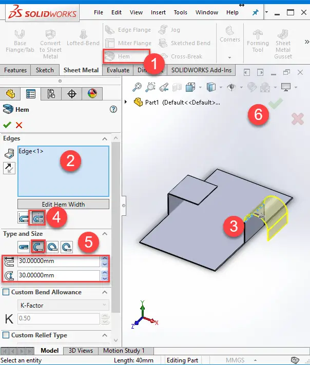 Solidworks plåt