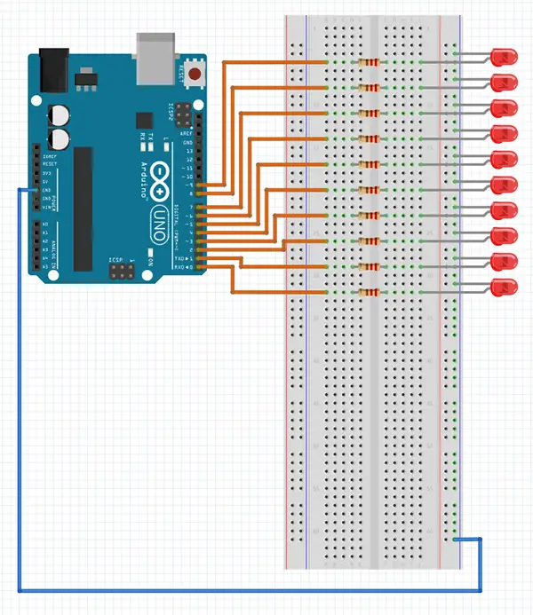 THD Arduino Projekte: THDuino Knight Rider