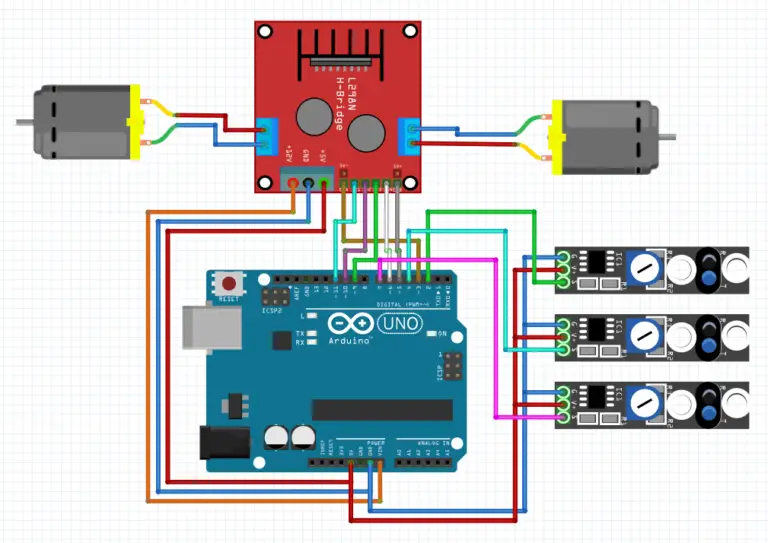 Here is How To Build A Line Follower Arduino Robot - Tutorial45