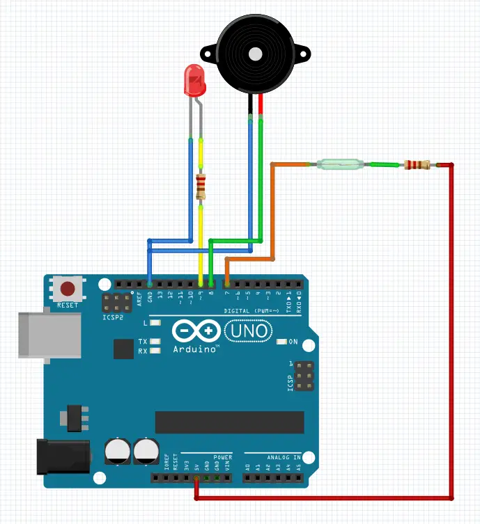 Magnetic Contact Switch Arduino Project