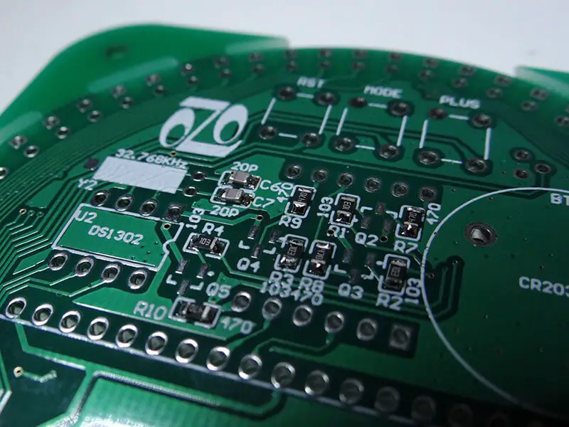resistors on the circuit board