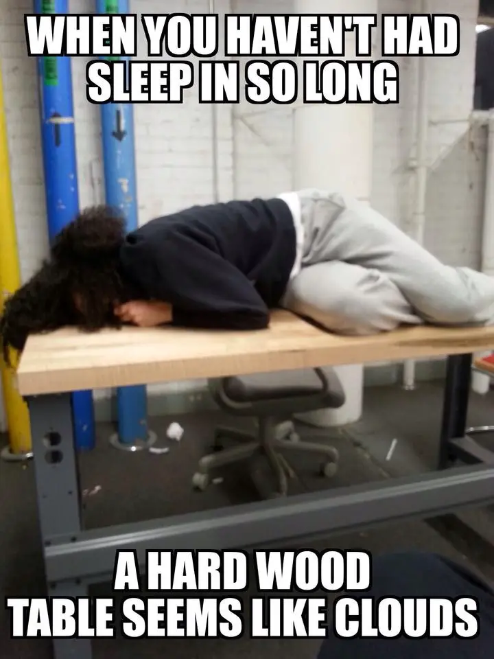 sleep anywhere
